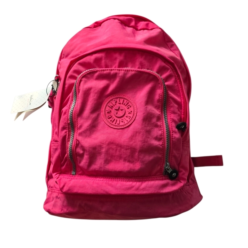 NWT Kipling Hydrangea Vibrant Pink Backpack